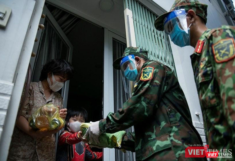 Hơn 1 triêu túi an sinh đã được chuyển đến người dân TP.HCM. Ảnh: TTBC