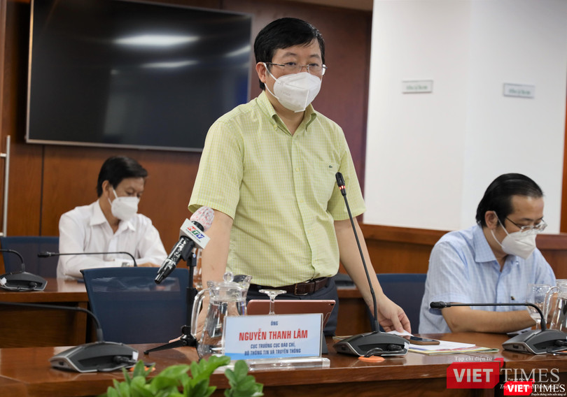 Cục trưởng Cục Báo chí - Bộ Thông tin và Truyền thông Nguyễn Thanh Lâm