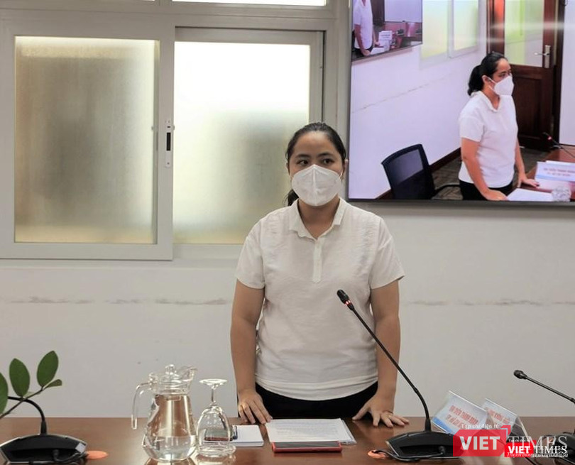 Phó Chủ tịch Thường trực Hội Liên hiệp Thanh niên Việt Nam TP.HCM Trịnh Thị Hiền Trân