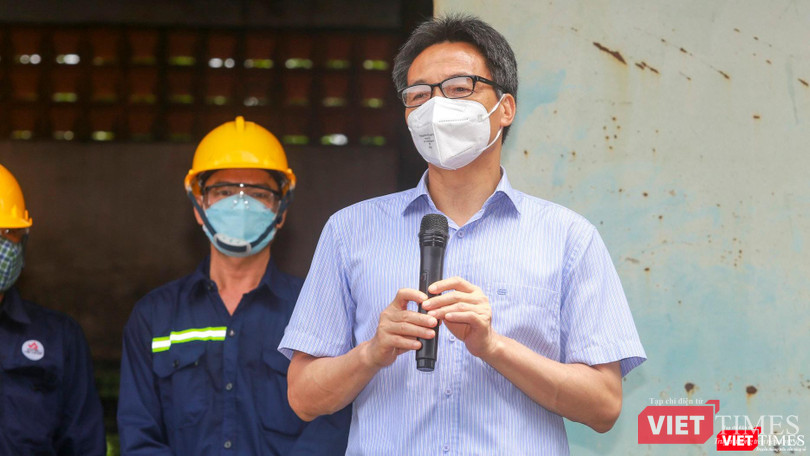 Phó Thủ tướng Vũ Đức Đam ghi nhận những chương trình ATM Gạo, ATM Oxy, ATM F0 chống dịch của TP.HCM