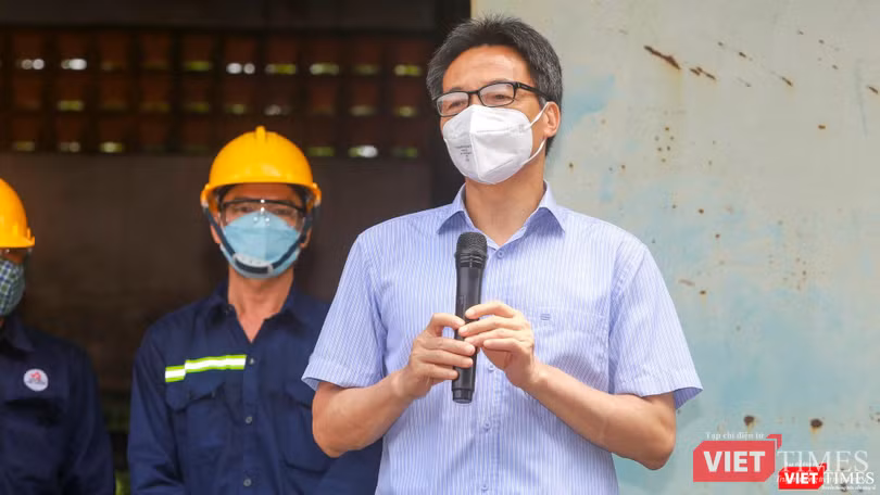 Phó Thủ tướng Vũ Đức Đam ghi nhận những chương trình ATM Gạo, ATM Oxy, ATM F0 chống dịch của TP.HCM