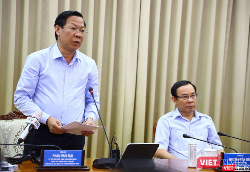 Chủ tịch UBND TP Phan Văn Mãi nêu 12 nhóm giải pháp tập trung thực hiện 6 tháng cuối năm