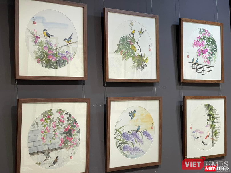 Tranh thủy mặc của họa sĩ Bích Vân