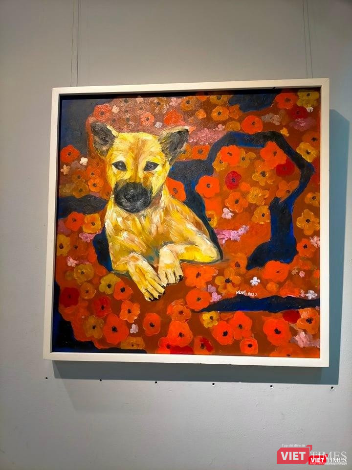 Tác phẩm của Mỹ Vân vẽ người bạn thân thương