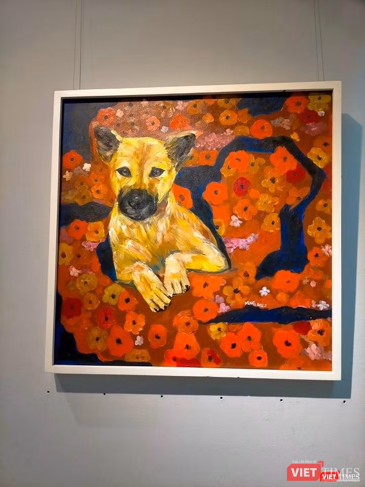 Tác phẩm của Mỹ Vân vẽ người bạn thân thương Tác phẩm của Mỹ Vân vẽ người bạn thân thương