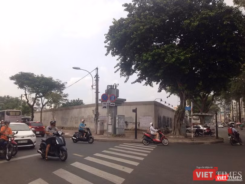 3,1 ha đất VinaSquare sở hữu vị trí đắc địa, trổ ra 3 mặt tiền tại quận trung tâm Tp. HCM. (Ảnh: V. Tuấn)