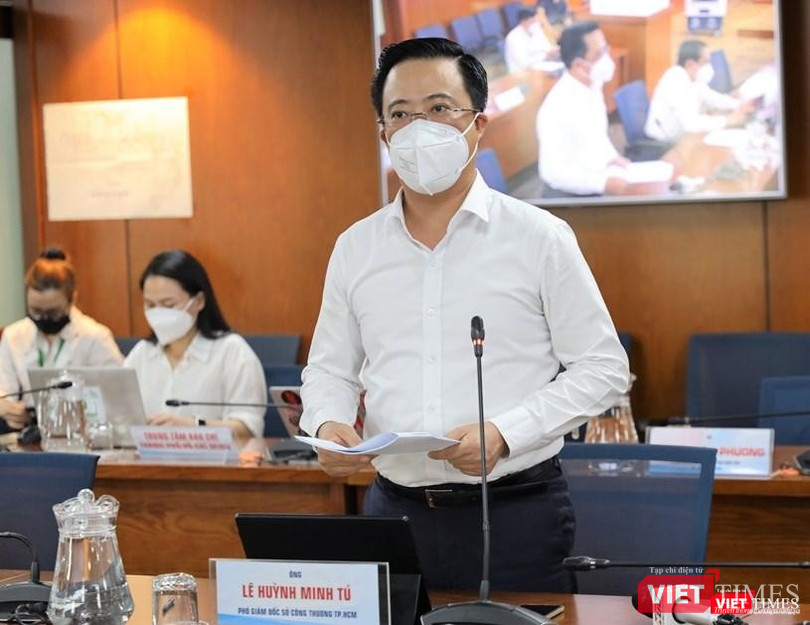 Phó Giám đốc Sở Công Thương Lê Huỳnh Minh Tú. Ảnh: Linh Nhi