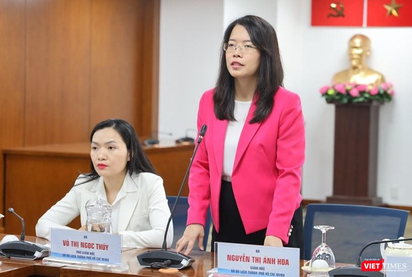 Giám đốc Sở Du lịch TP Nguyễn Thị Ánh Hoa. Ảnh: Khang Minh 