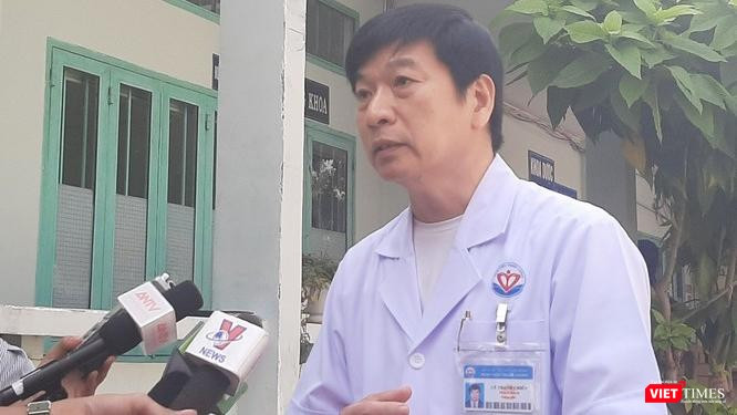 Bác sĩ Lê Thanh Chiến - Giám đốc Bệnh viện Trưng Vương - Ảnh: Nguyễn Trăm