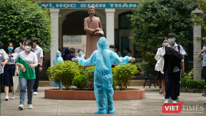 Học sinh TP.HCM ở vùng an toàn có thể quay trở lại trường trong thời gian tới. Ảnh: Phạm Nguyễn