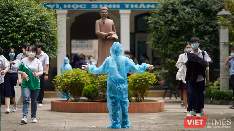 Học sinh TP.HCM ở vùng an toàn có thể quay trở lại trường trong thời gian tới. Ảnh: Phạm Nguyễn
