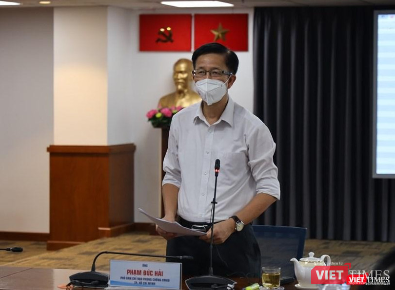 Phó Ban Chỉ đạo Phạm Đức Hải nêu rõ, theo quan điểm của TP, bất kì ai phát hiện bản thân nhiễm COVID-19 đều được tiếp cận với y tế địa phương