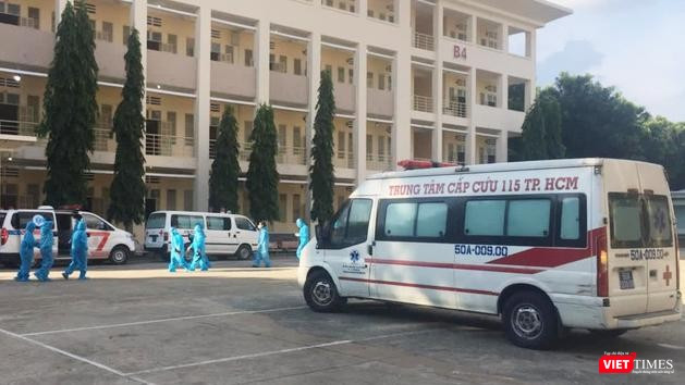 Bệnhh viện Dã chiến số 1 - Ảnh: SYT TP.HCM