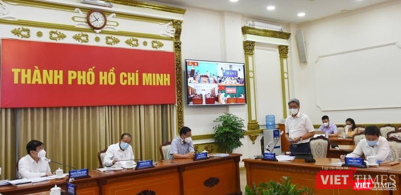 Cuộc họp trực tuyến ngày 2/7 - Ảnh: Khôi Nguyễn