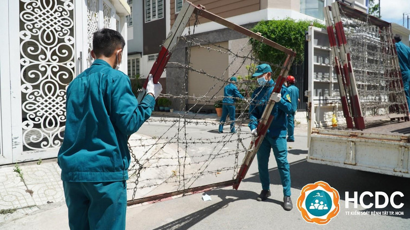 TP.HCM tiếp tục phong toả hẹp một số khu vực - Ảnh: HCDC