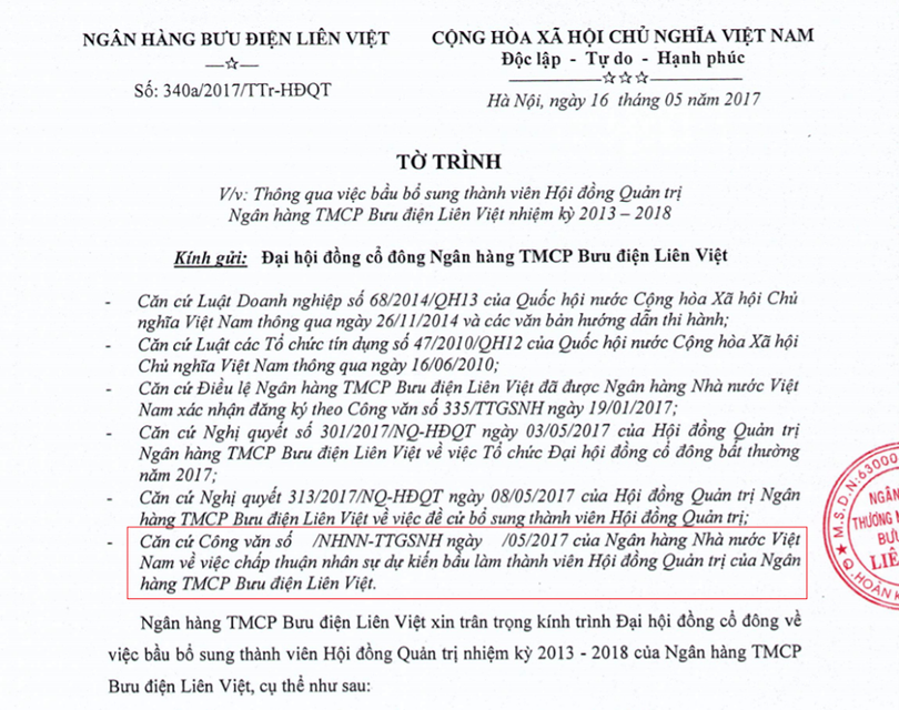 LienVietPostBank: Ông Dương Công Minh từ nhiệm, ông Nguyễn Đức Hưởng quay về ảnh 1