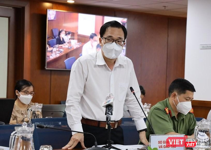 Ông Trịnh Duy Trọng - Sở GD&amp;ĐT TP.HCM. Ảnh: Linh Nhi