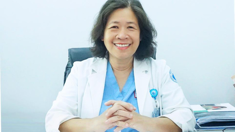 BS.CK2 Nguyễn Bá Mỹ Nhi - Phó Giám đốc Bệnh viện Từ Dũ giải đáp nỗi lo của các mẹ bầu F0 - Ảnh: BVCC 