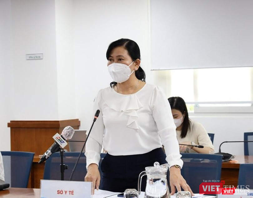 Chánh văn phòng Sở Y tế TP.HCM Nguyễn Thị Huỳnh Mai. Ảnh: Linh Nhi