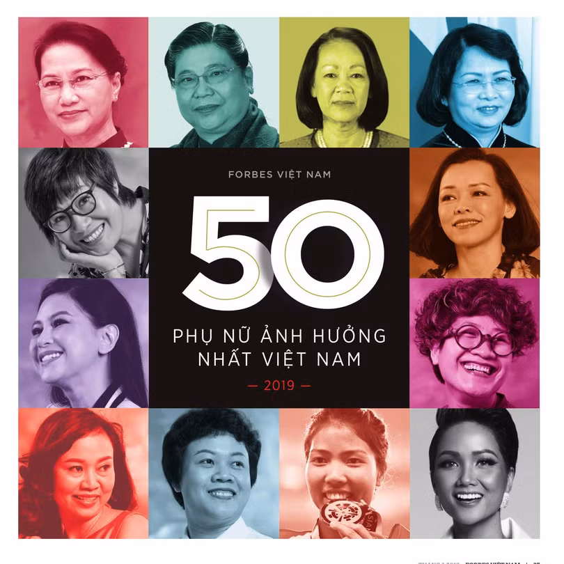 Top 50 người phụ nữ có ảnh hưởng nhất Việt Nam 