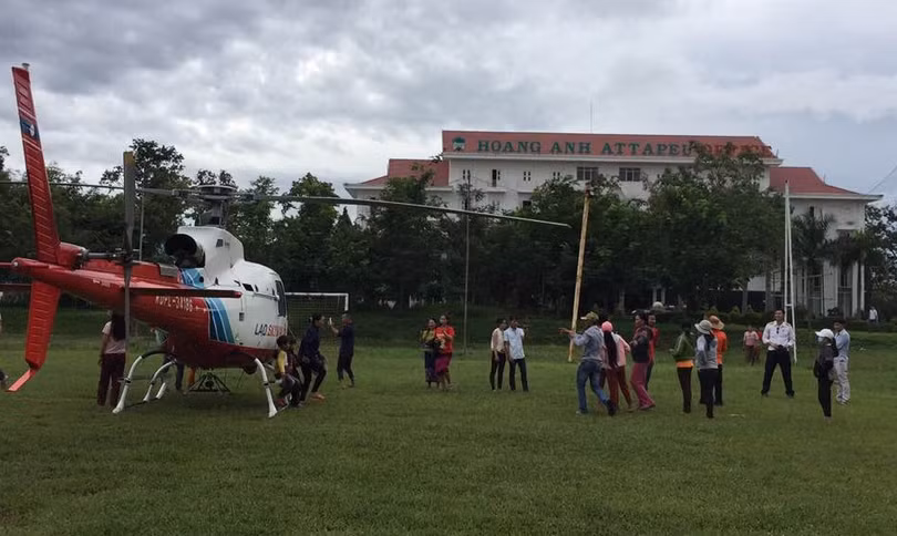 Theo cập nhật mới nhất, việc "giải cứu" 24 công nhân của HAGL đã được hoàn tất vào cuối giờ chiều nay. (Ảnh: Anh Nguyen)