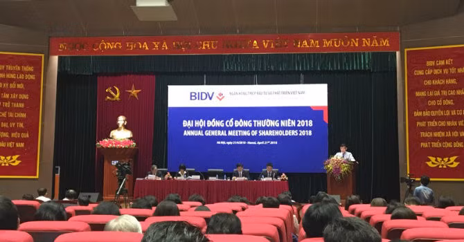 Đã qua 2 mùa ĐHĐCĐ, BIDV trống ghế Chủ tịch HĐQT. (Ảnh: BID)