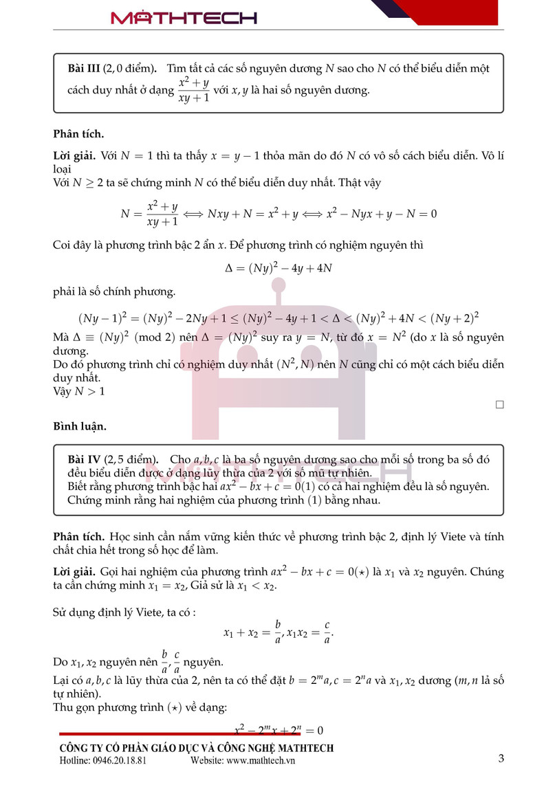 Đáp án đề thi Toán chuyên vào lớp 10 Trường Chuyên ĐH Sư phạm Hà Nội năm 2021 ảnh 5