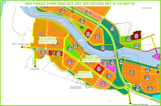Ranh giới khu NĐT thực hiện 2 dự án (Nguồn: binhdinhinvest.gov.vn) Ranh giới khu NĐT thực hiện 2 dự án (Nguồn: binhdinhinvest.gov.vn)