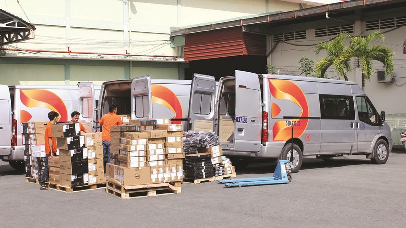 Vận chuyển hàng hoá của Digiwolrd (Nguồn: DGW) Vận chuyển hàng hoá của Digiwolrd (Nguồn: DGW)