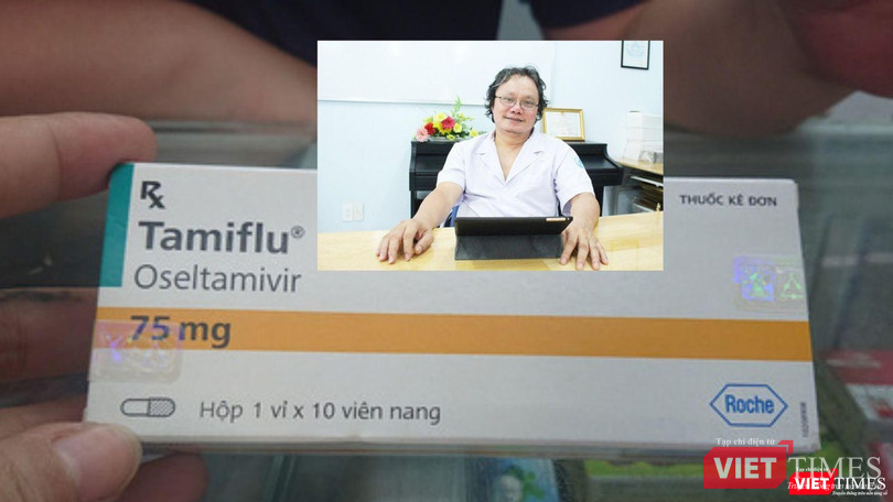 BS. Trương Hữu Khanh cảnh báo về việc sử dụng Tamiflu và hướng dẫn chi tiết để theo dõi cúm A. Ảnh: Hòa Bình