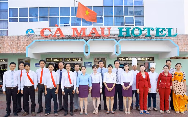 Nhà khách Cà Mau trực thuộc UBND tỉnh Cà Mau. (Ảnh: vanphong.camau.gov.vn)