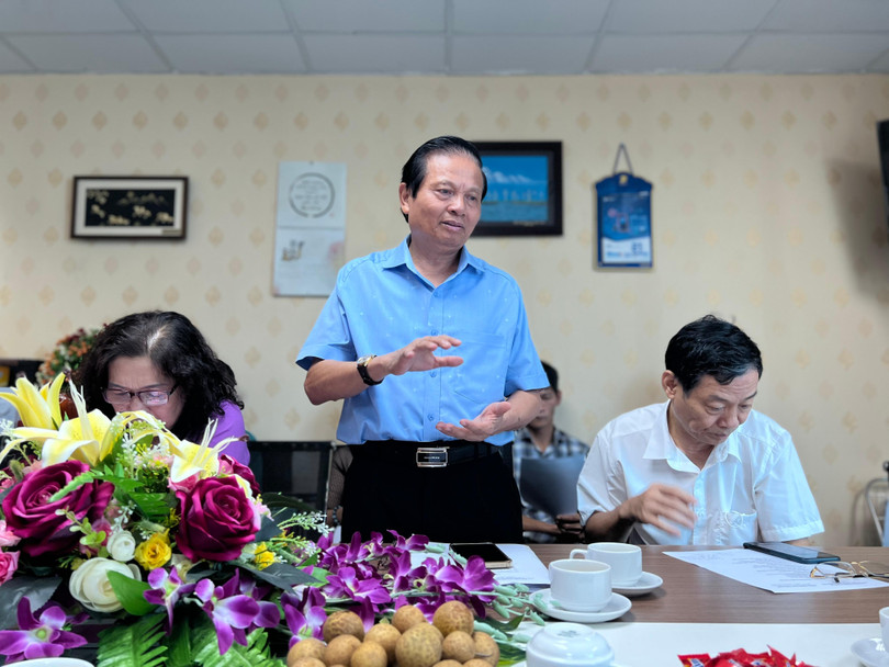 Đồng chí Lê Doãn Hợp, Chủ tịch Danh dự VDCA là một trong 3 đảng viên đầu tiên thành lập nên Chi bộ Cơ quan Hội Truyền thông số Việt Nam.