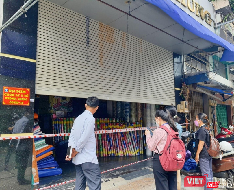 Địa điểm có gắn biển cách ly y tế cho ca F1 tự cách ly tại nhà - Ảnh: HCDC Địa điểm có gắn biển cách ly y tế cho ca F1 tự cách ly tại nhà - Ảnh: HCDC