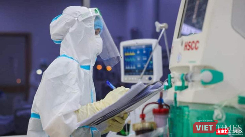 Bên trong Bệnh viện Hồi sức COVID-19 TP. HCM. Ảnh: Hải An