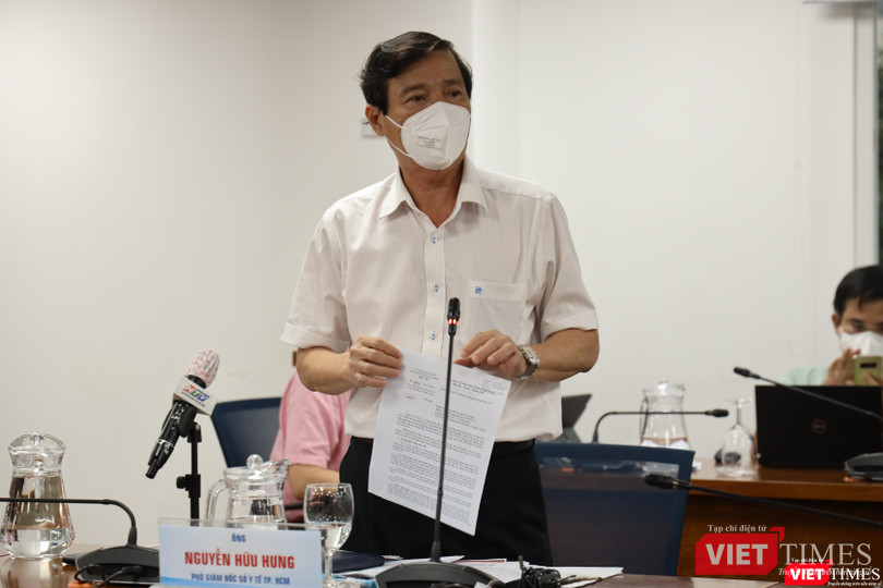 Phó Giám đốc Sở Y tế TP.HCM - BS Nguyễn Hữu Hưng. Ảnh: Huyền Mai
