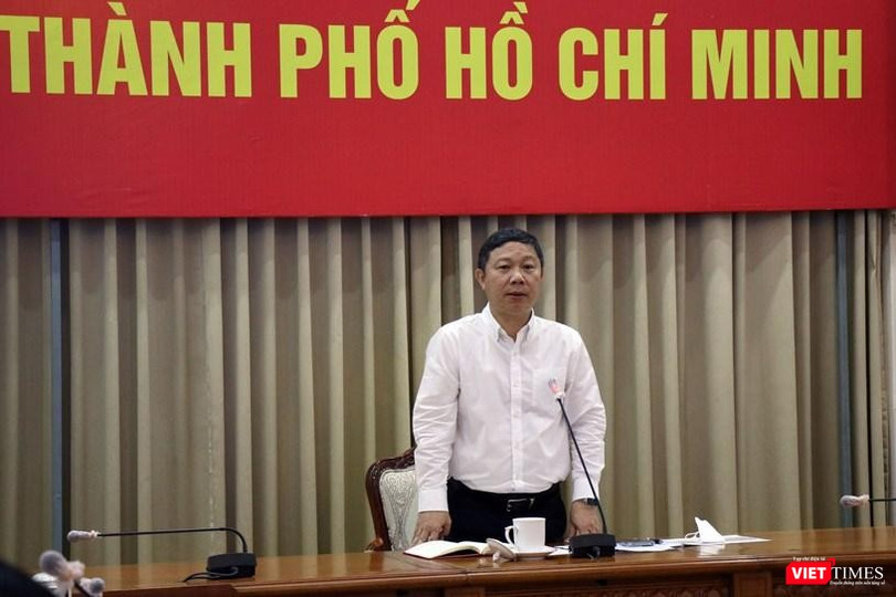 Phó Chủ tịch UBND TP.HCM - ông Dương Anh Đức nhắc nhở sự sống còn của hệ thống là dữ liệu. Ảnh: Tiến Lực