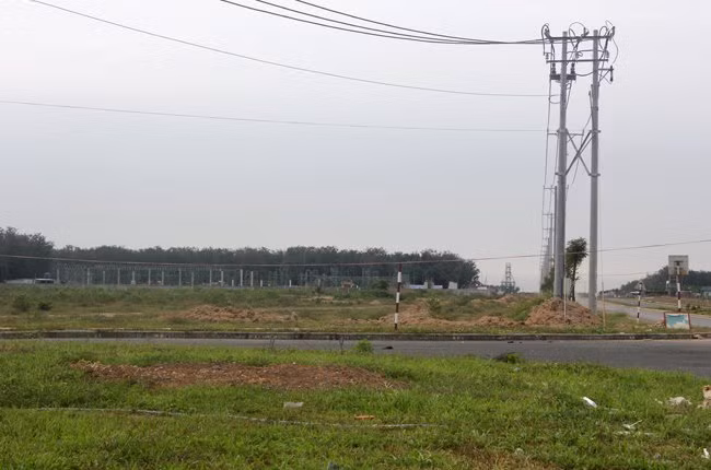 Vị trí nằm trong diện tích giải tỏa để xây dựng dự án sân bay Long Thành - Ảnh: Lê Anh