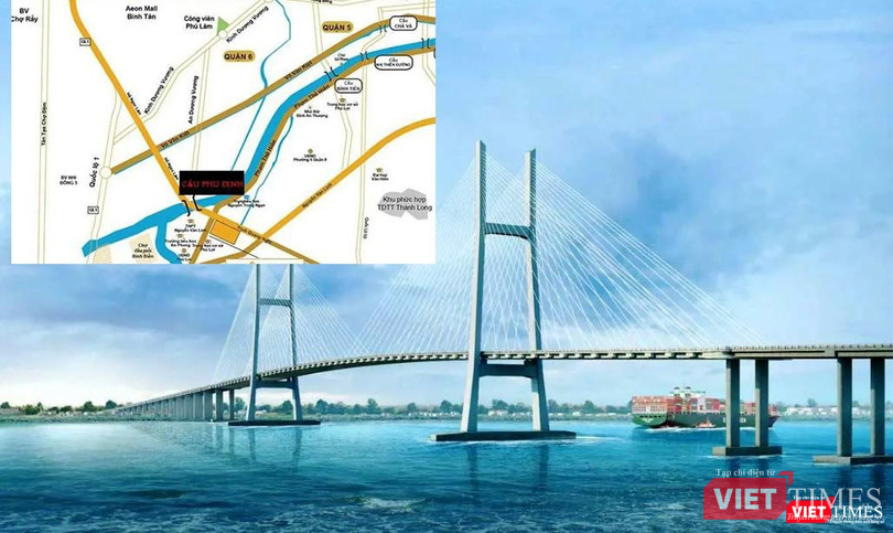 Chủ trương đầu tư chưa có nhưng nhiều trang đia ốc đã "vẽ" sẵn cầu Phú Định, ca tụng sự phát triển thần kỳ của Quận 8 trong tương lai . Chủ trương đầu tư chưa có nhưng nhiều trang đia ốc đã "vẽ" sẵn cầu Phú Định, ca tụng sự phát triển thần kỳ của Quận 8 trong tương lai .