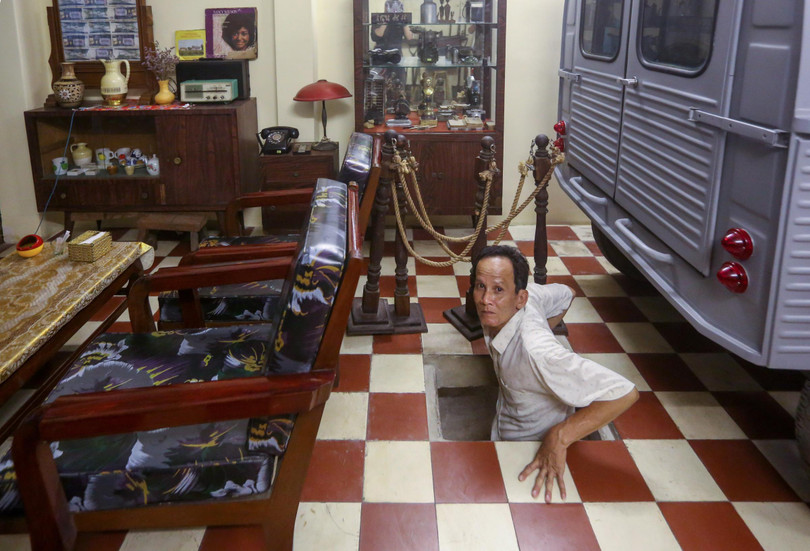 Những căn nhà này hầu hết đều đào hầm bí mật để cất giấu vũ khí