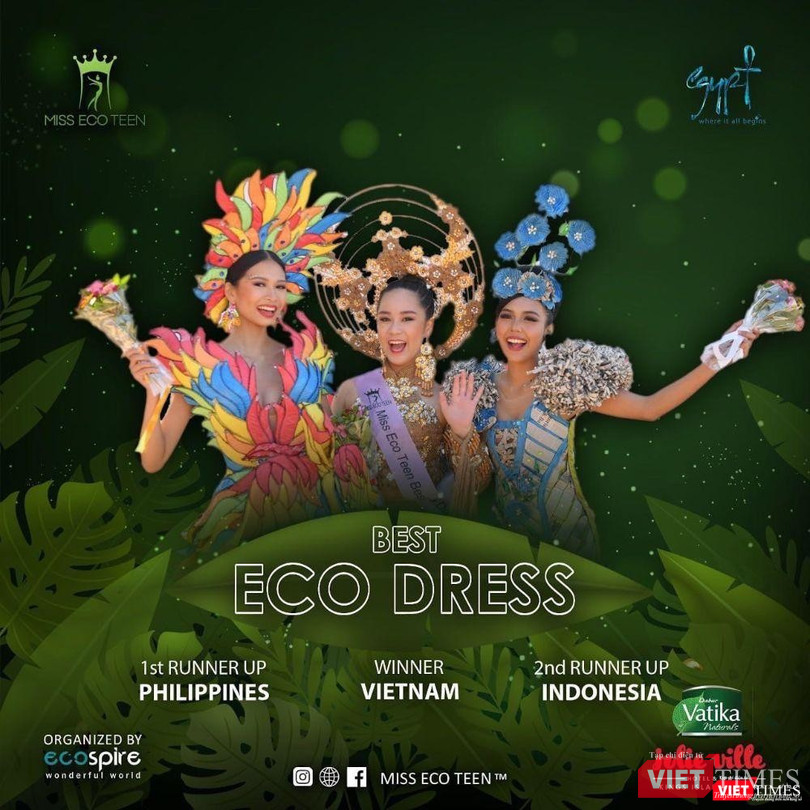 The Best Eco Dress đã gọi tên Việt Nam