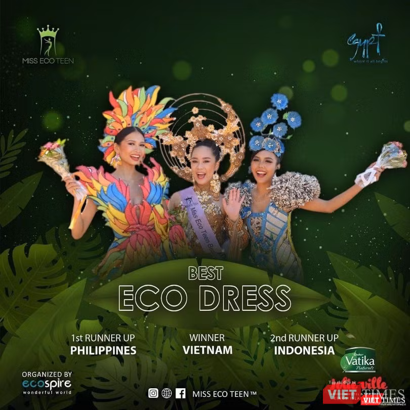 The Best Eco Dress đã gọi tên Việt Nam