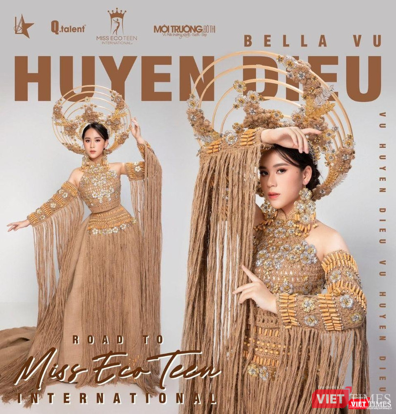 Bella Vũ Huyền Diệu giành Giải Nhất trang phục vì môi trường