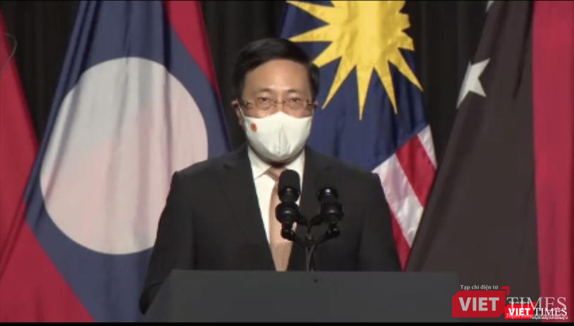 Phó Thủ tướng Phạm Bình Minh. Ảnh- V.A