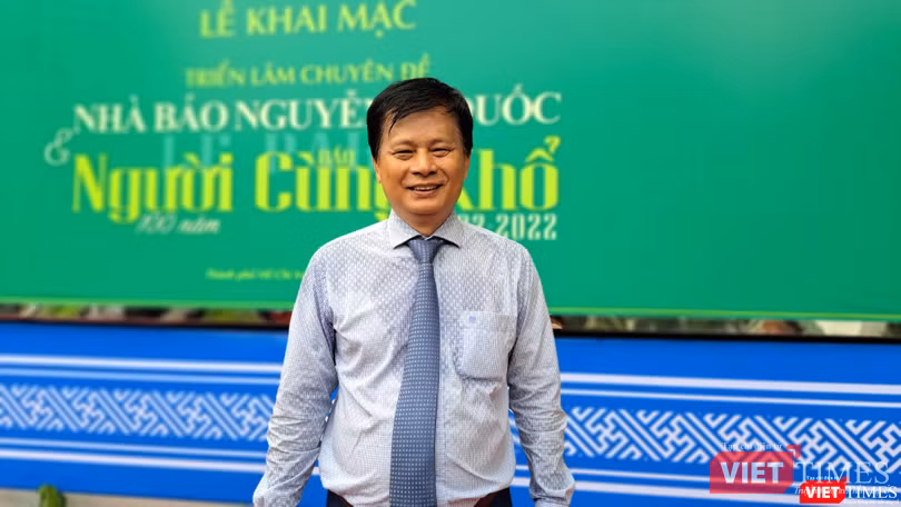 Nhà báo Trần Trọng Dũng - Chủ tịch Hội Nhà báo TP.HCM, Phó Chủ tịch Hội Nhà báo Việt Nam. Ảnh: Hòa Bình
