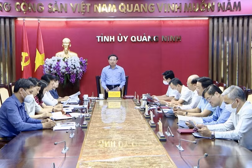 Bí thư Quảng Ninh Nguyễn Xuân Ký chủ trì cuộc họp xem xét kỷ luật 