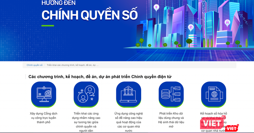 Chính quyền số của TP.HCM. Ảnh: Hòa Bình Chính quyền số của TP.HCM. Ảnh: Hòa Bình
