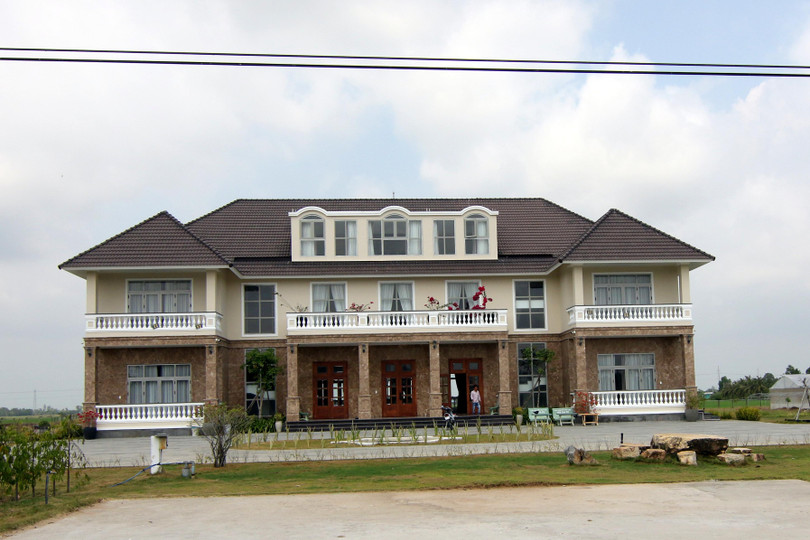 Nhà anh Tôn Lâm tại huyện Hòa Bình, cách Thành phố Bạc Liêu 12 cây số. Ảnh Huỳnh Phan.