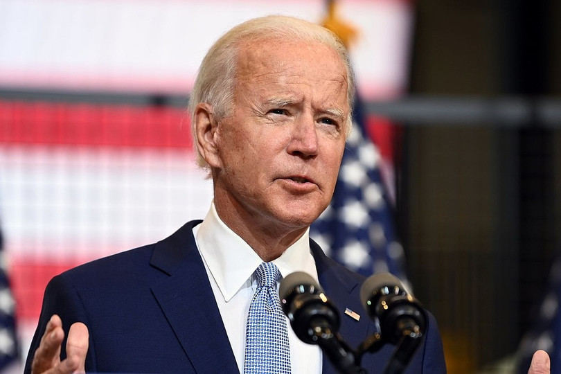 Ông Joe Biden trong một cuộc vận động tranh cử ở Pittsburgh ngày 31/8. Ảnh: Reuters.