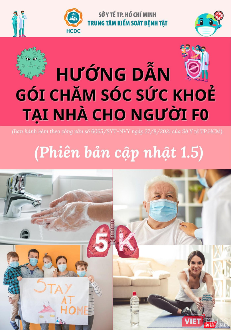 Hướng dẫn điều trị F0 tại nhà, phiên bản cập nhật 1.5