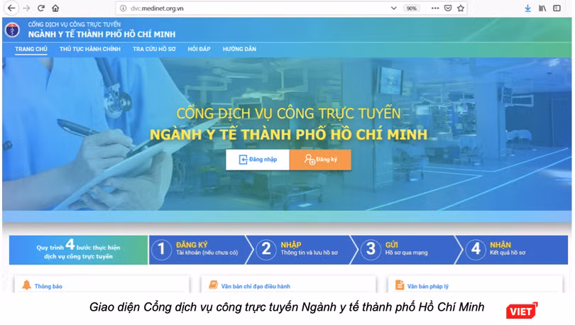 Triển khai nhiều hoạt động tạo thuận lợi hơn cho người dân trong sử dụng các dịch vụ hành chính công trực tuyến cấp độ 3 và 4 (Ảnh chụp màn hình)